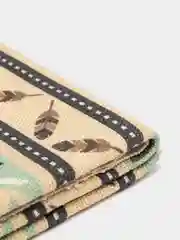 Зеленый ткань для рукоделия и шитья, хлопок: двунитка, 80х40 см
