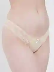 Лимонный комплект белья с кружевом