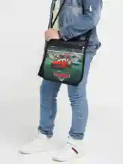 Черный детская сумка с принтом