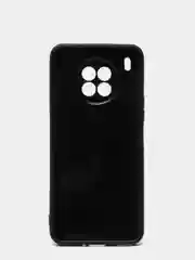 Черный чехол карбон Honor 50 Lite с защитой камеры