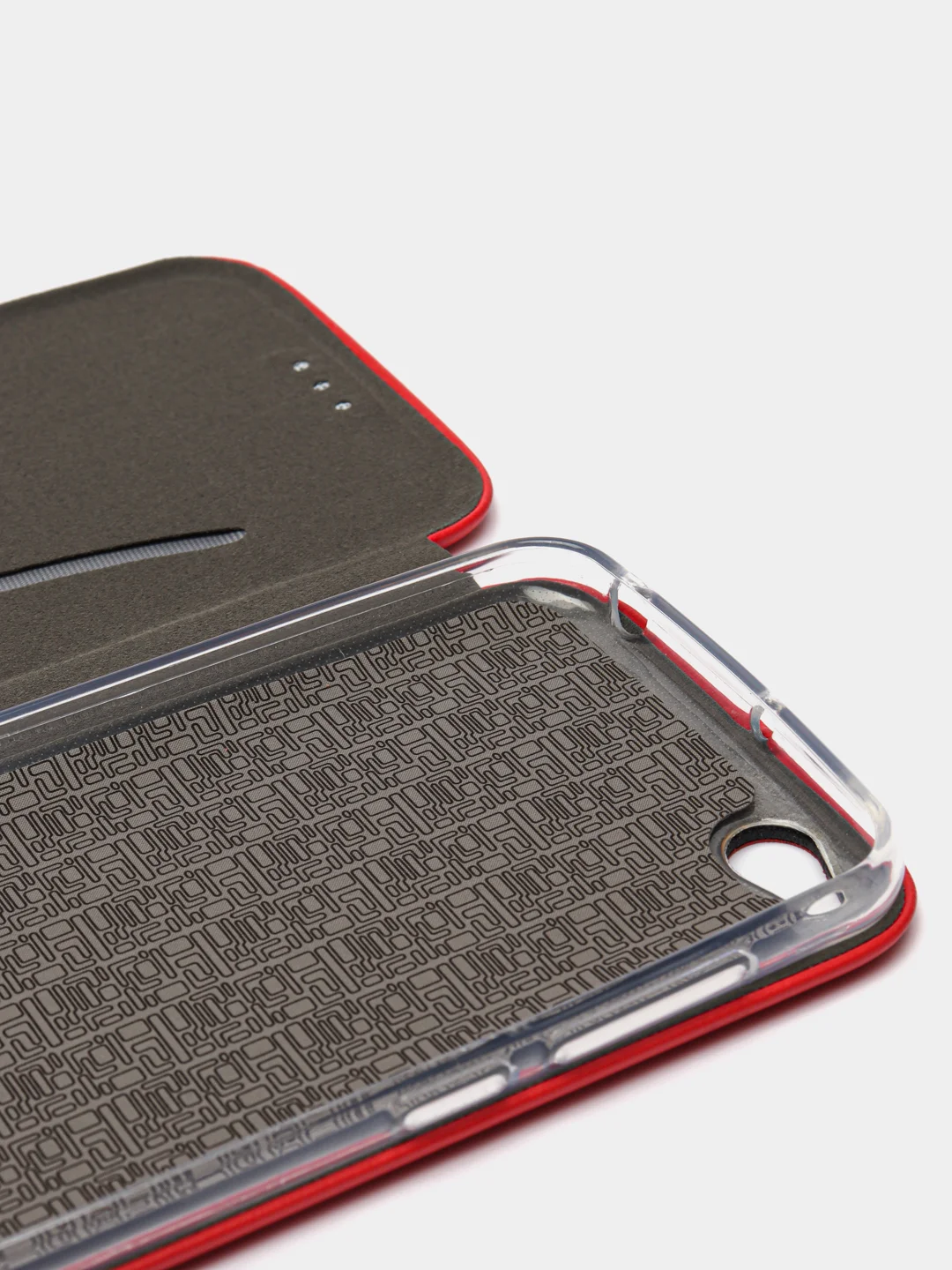 Красный чехол книжка XIAOMI REDMI GO
