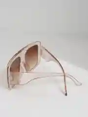Бежевый мужские и женские солнцезащитные очки , маска