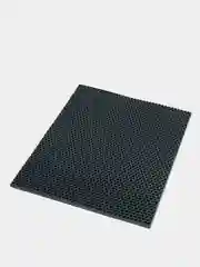 Тёмно-серый коврик для сушки посуды, Eva, 50*40 см, "Соты"