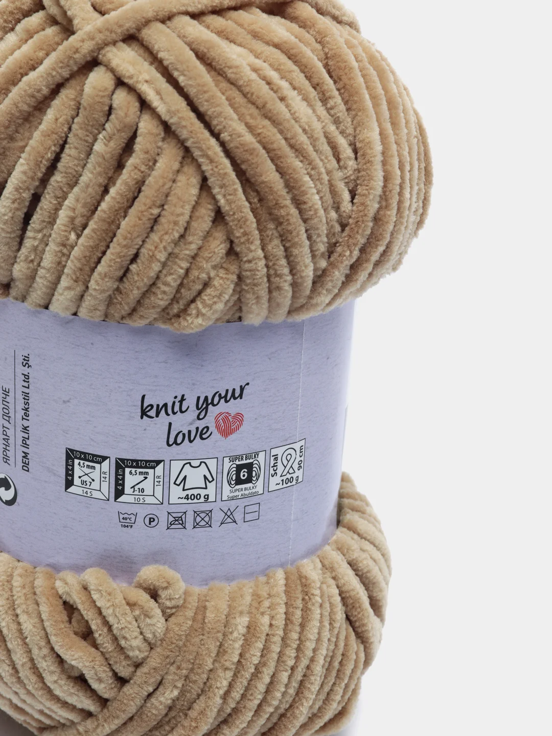 Белый пряжа плюшевая YarnArt Dolce