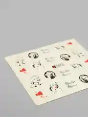 Белый слайдеры для дизайна ногтей