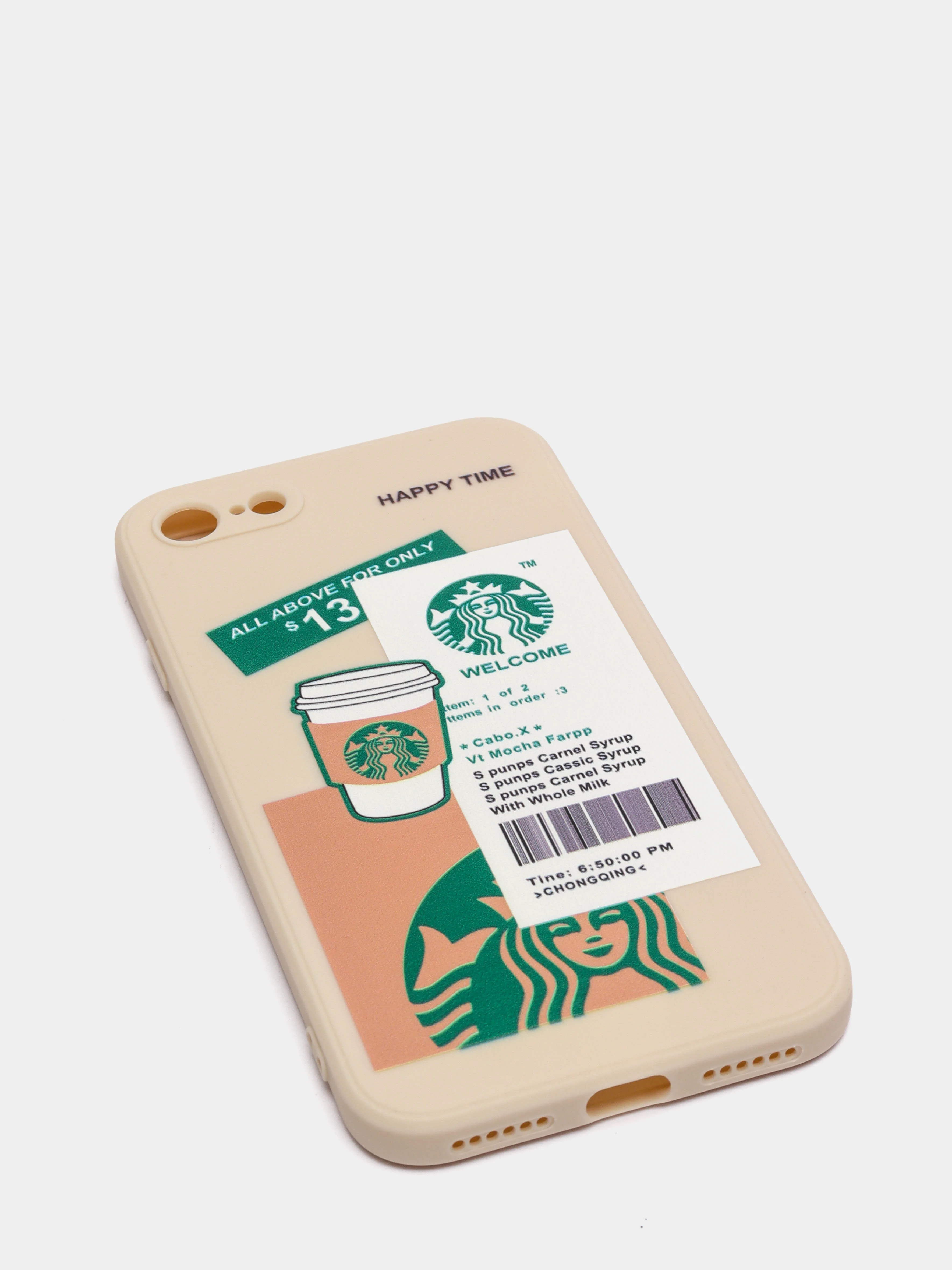 Белый чехол для iPhone 6/6s, 7/8/SE2, 7+/8+, X/XS, XR, XS Max, 11, 11 Pro, 12, 12 mini, 12 Pro