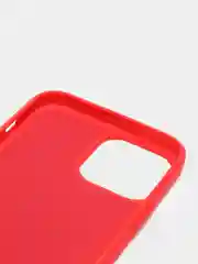 Красный чехол для iPhone 13, 13 Pro, 13 Pro Max силиконовый с микрофиброй