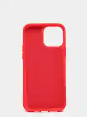 Красный чехол для iPhone 13, 13 Pro, 13 Pro Max силиконовый с микрофиброй