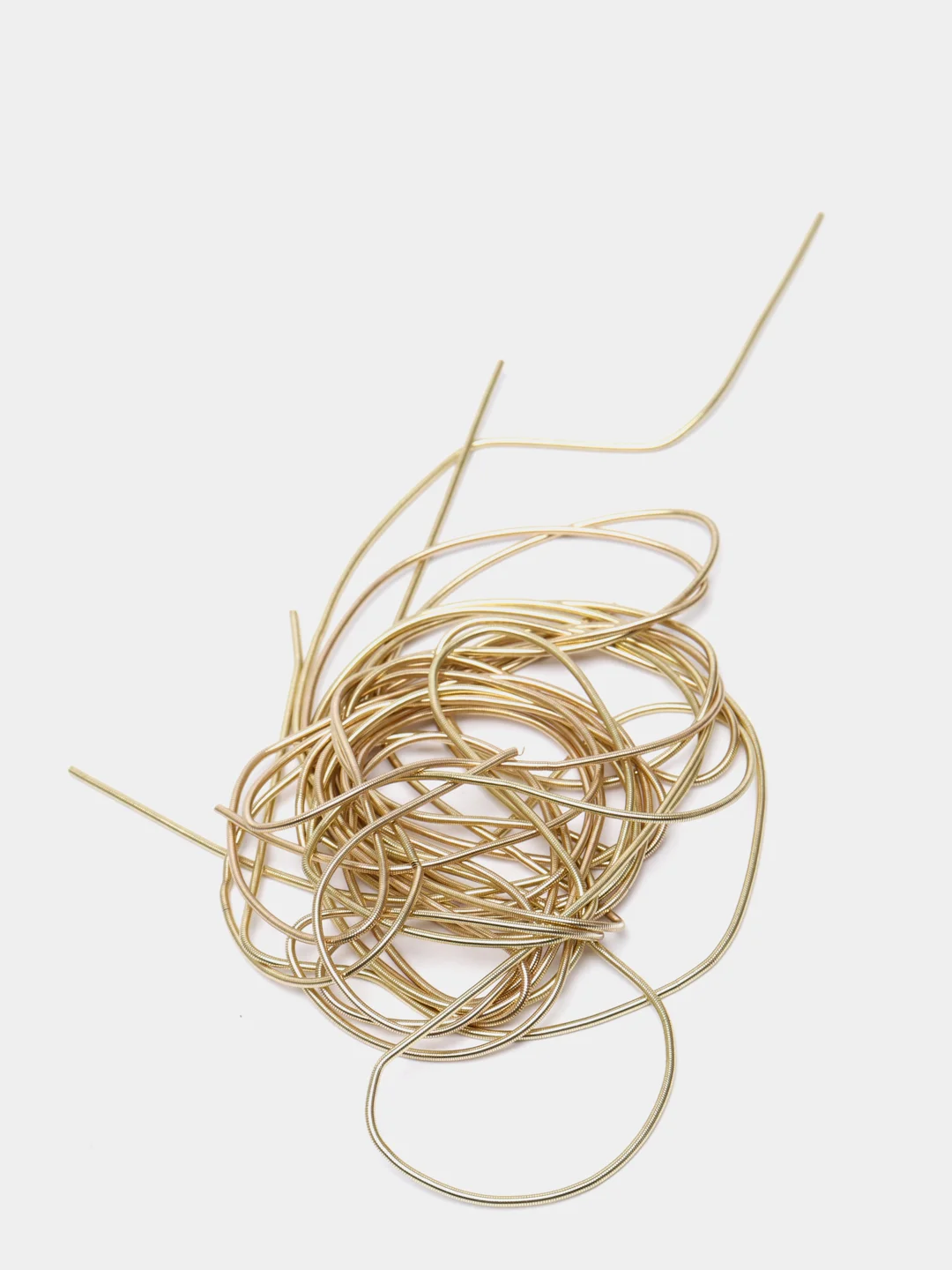 Канитель, мягкая, гладкая, 5 г, золотой