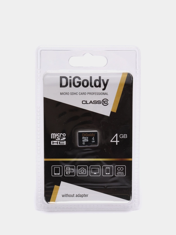 Карта памяти DiGoldy microSD 4, 8, 16, 32GB, Class10