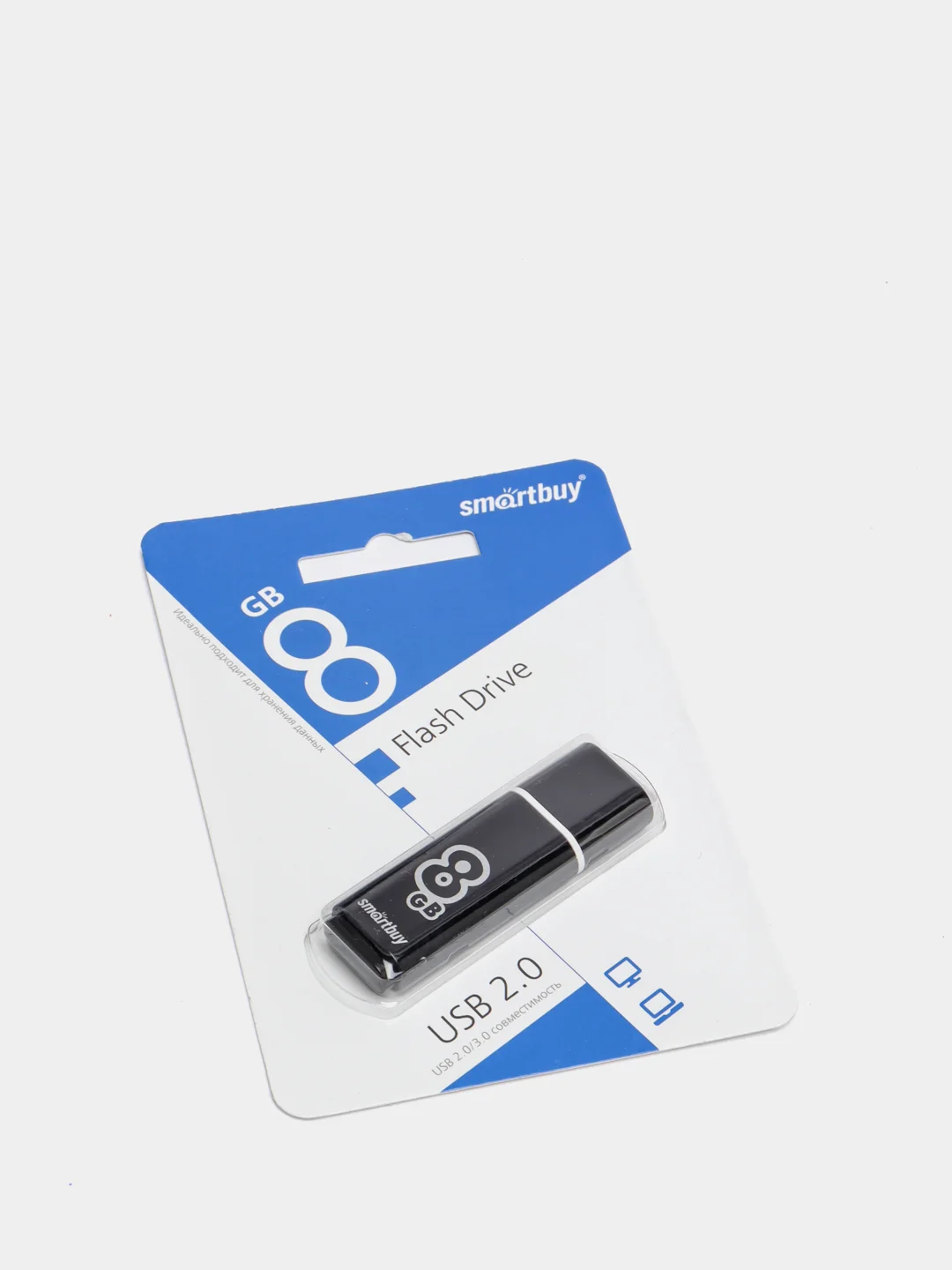 Флеш накопитель USB SmartBuy Glossy 2.0, 4 GB - 64 GB