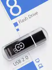 Флеш накопитель USB SmartBuy Glossy 2.0, 4 GB - 64 GB