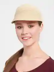 Белый козырек-шляпа KOTIS