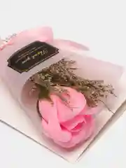 Конфетный букет цветов из мыла