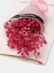 Вишнёвый букет цветов из мыла