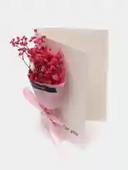 Вишнёвый букет цветов из мыла