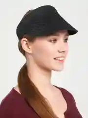 Черный козырек-шляпа KOTIS