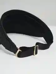 Черный козырек-шляпа KOTIS