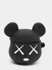 Хром чехол для беспроводных наушников на AirPods 4 mini TWS Pro 4 "Мультяшка"