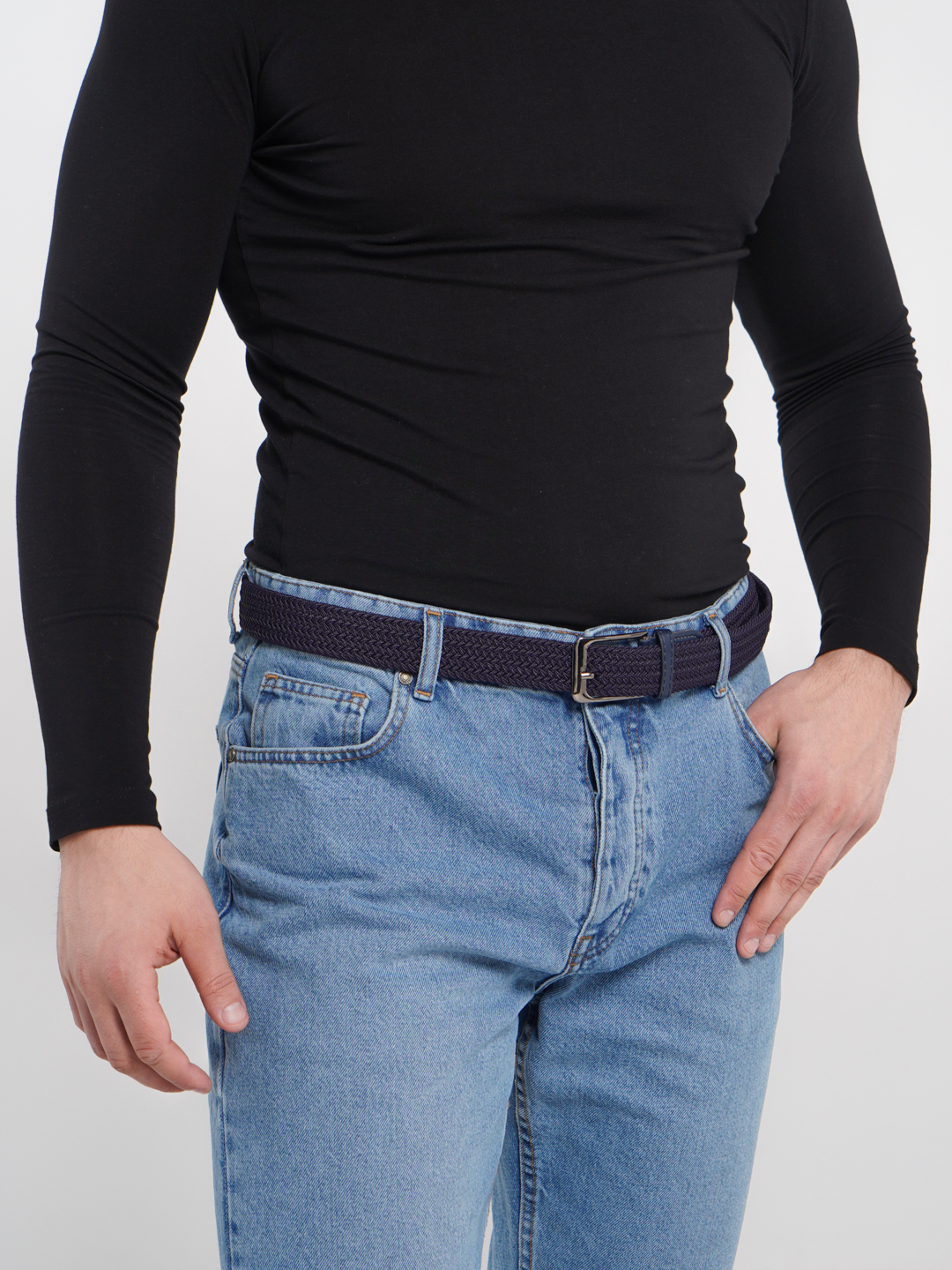 Ремень женский мужской эластичный для джинсов резинка резиновый/Поясплетеный 35 мм 120 мм купить по цене 170.62 ₽ в интернет-магазинеKazanExpress