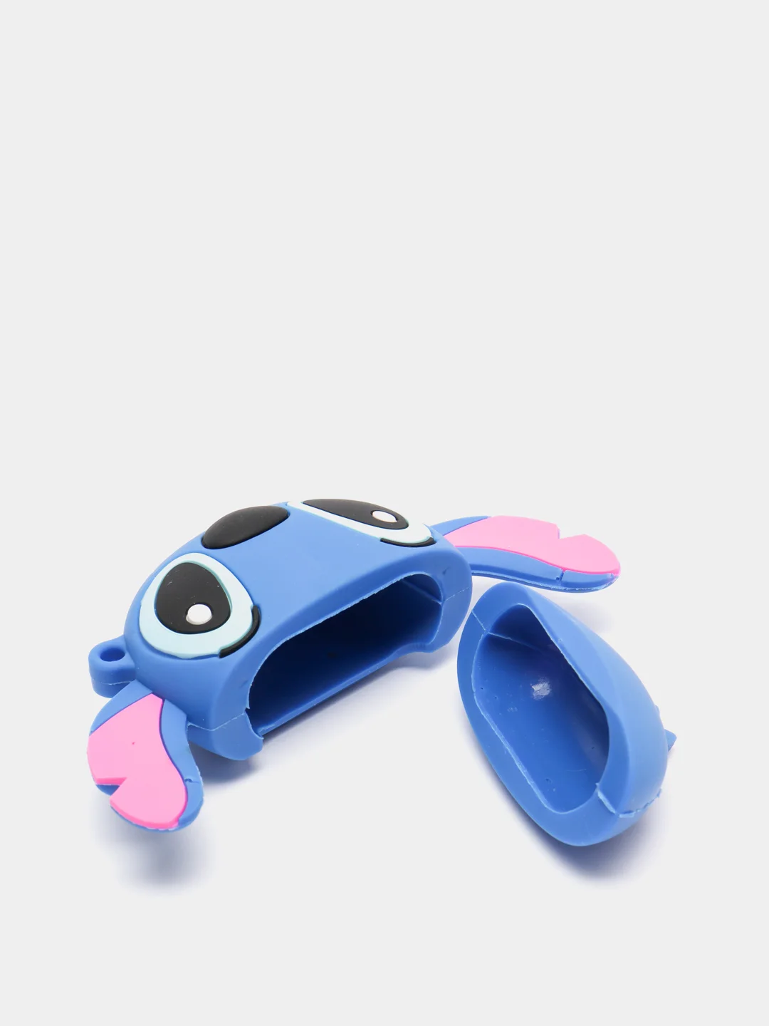 Синий чехол для беспроводных наушников на AirPods 4 mini TWS Pro 4 "Мультяшка"