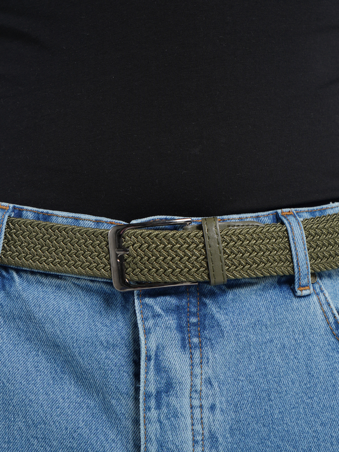 Ремень женский мужской эластичный для джинсов резинка резиновый/Поясплетеный 35 мм 120 мм купить по цене 170.62 ₽ в интернет-магазинеKazanExpress