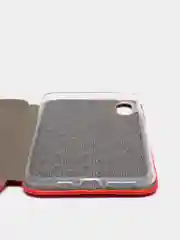 Красный чехол-книжка на iPhone 6/6s, 6 Plus, 7/8, SE 2020, 7/8 Plus, X, XR, XS Max, 11, 11 Pro Max
