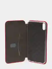 Красный чехол-книжка на iPhone 6/6s, 6 Plus, 7/8, SE 2020, 7/8 Plus, X, XR, XS Max, 11, 11 Pro Max