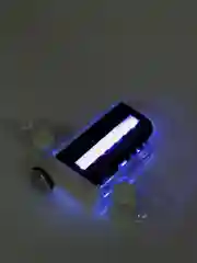 Черный фонарь на колесо велосипеда