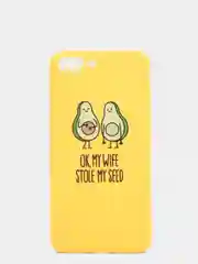 Желтый чехол для iPhone 11 Pro, XR, XS Max, 7+, 8+, 6s+