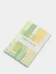 Зеленый набор разноцветной бумаги для скрапбукинга