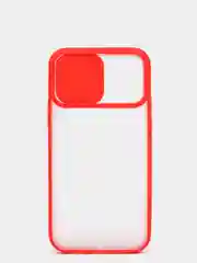 Красный чехол с защитой камеры для iPhone 11. 11 PRO MAX. 12/12 PRO. 12 PRO MAX    (Матовый Чехол)