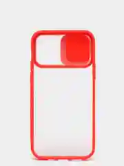 Красный чехол с защитой камеры для iPhone 11. 11 PRO MAX. 12/12 PRO. 12 PRO MAX    (Матовый Чехол)