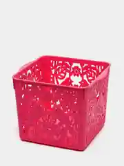 Вишнёвый корзина ажурная, пластиковая, 23 х 20 х 18 см