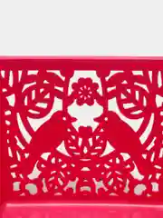 Вишнёвый корзина ажурная, пластиковая, 23 х 20 х 18 см
