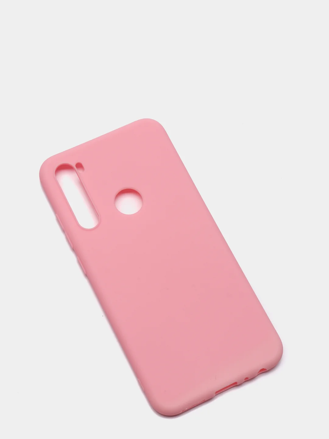 Розовый чехол Xiaomi Redmi Note 8 / Redmi Note 8 2021, Редми Нот 8, силиконовый цветной матовый