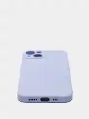 Сиреневый чехол iPhone 13 Pro Max, силиконовый на айфон про макс
