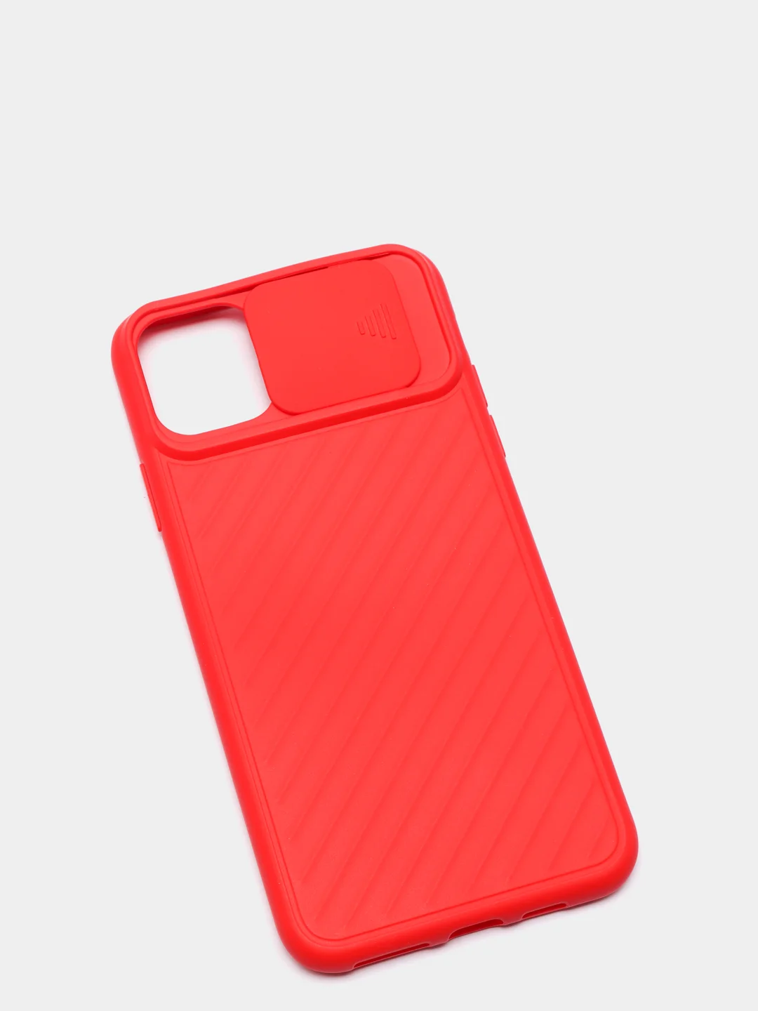 Красный чехол для IPhone Матовый с защитой XR / 11 Pro Max / 12 Pro Max с защитой камеры