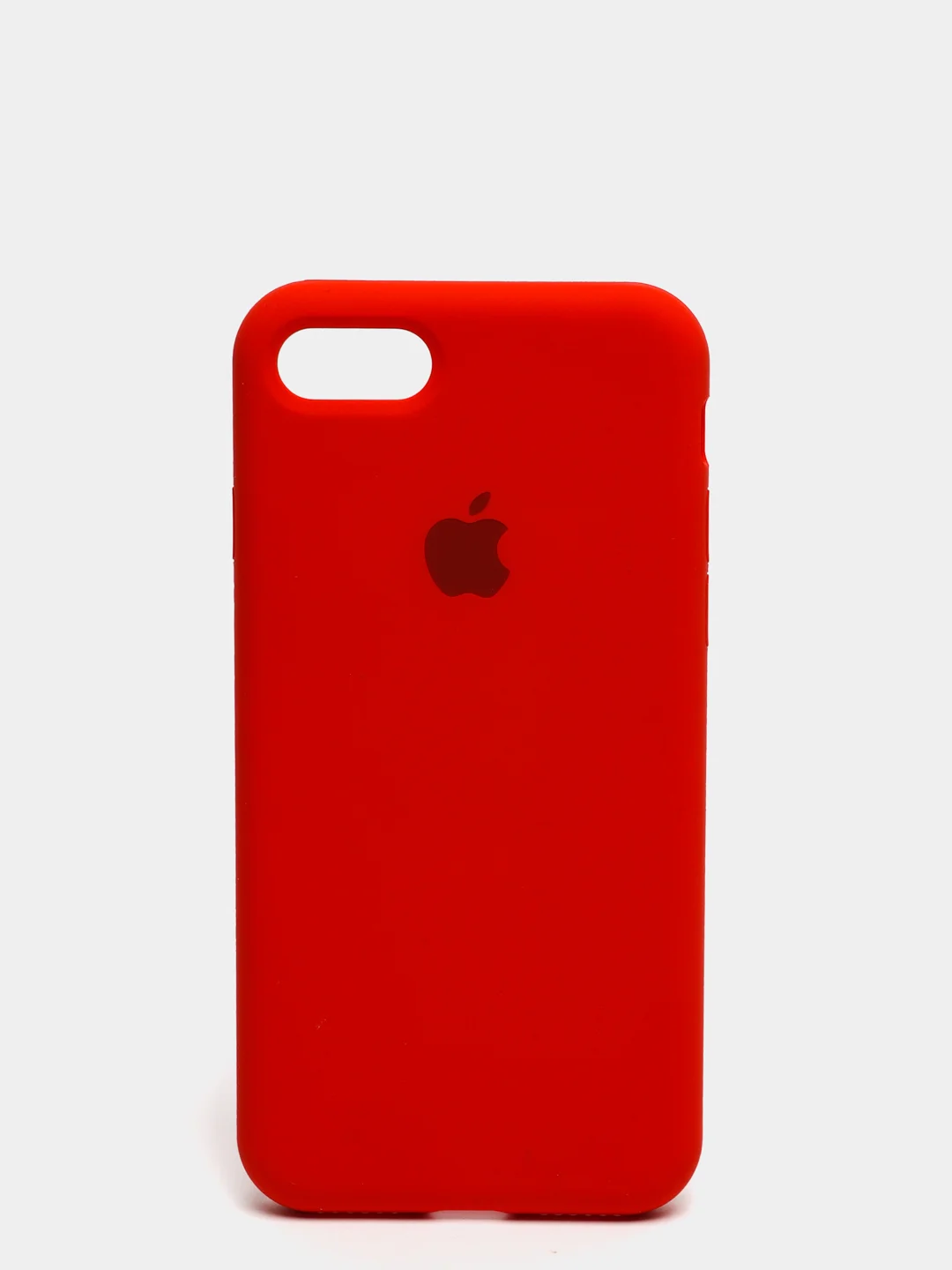 Красный чехол для iPhone SE 2020, 7, 8, 7 Plus, 8 плюс силиконовый