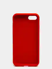 Красный чехол для iPhone SE 2020, 7, 8, 7 Plus, 8 плюс силиконовый