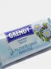 Белый мыло туалетное Grendy, детское, банное 75 гр, 90/100 гр