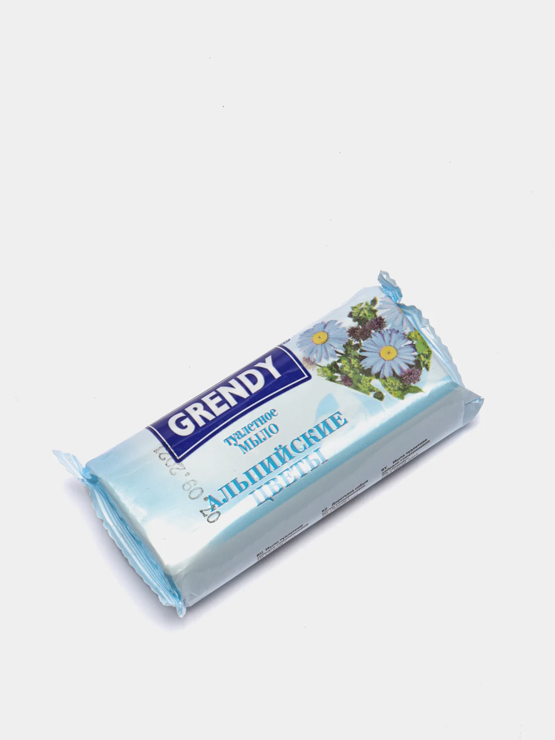 Белый мыло туалетное Grendy, детское, банное 75 гр, 90/100 гр