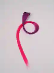 Фуксия цветные пряди на заколке