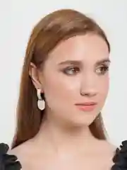 Золотой серьги "Восклицание"