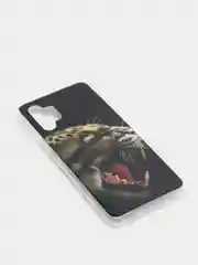 Черный чехол Samsung Galaxy A32 4G чехол силиконовый с рисунком (Самсунг Галакси А32)