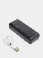 Черный внешний аккумулятор, 10000 mAh
