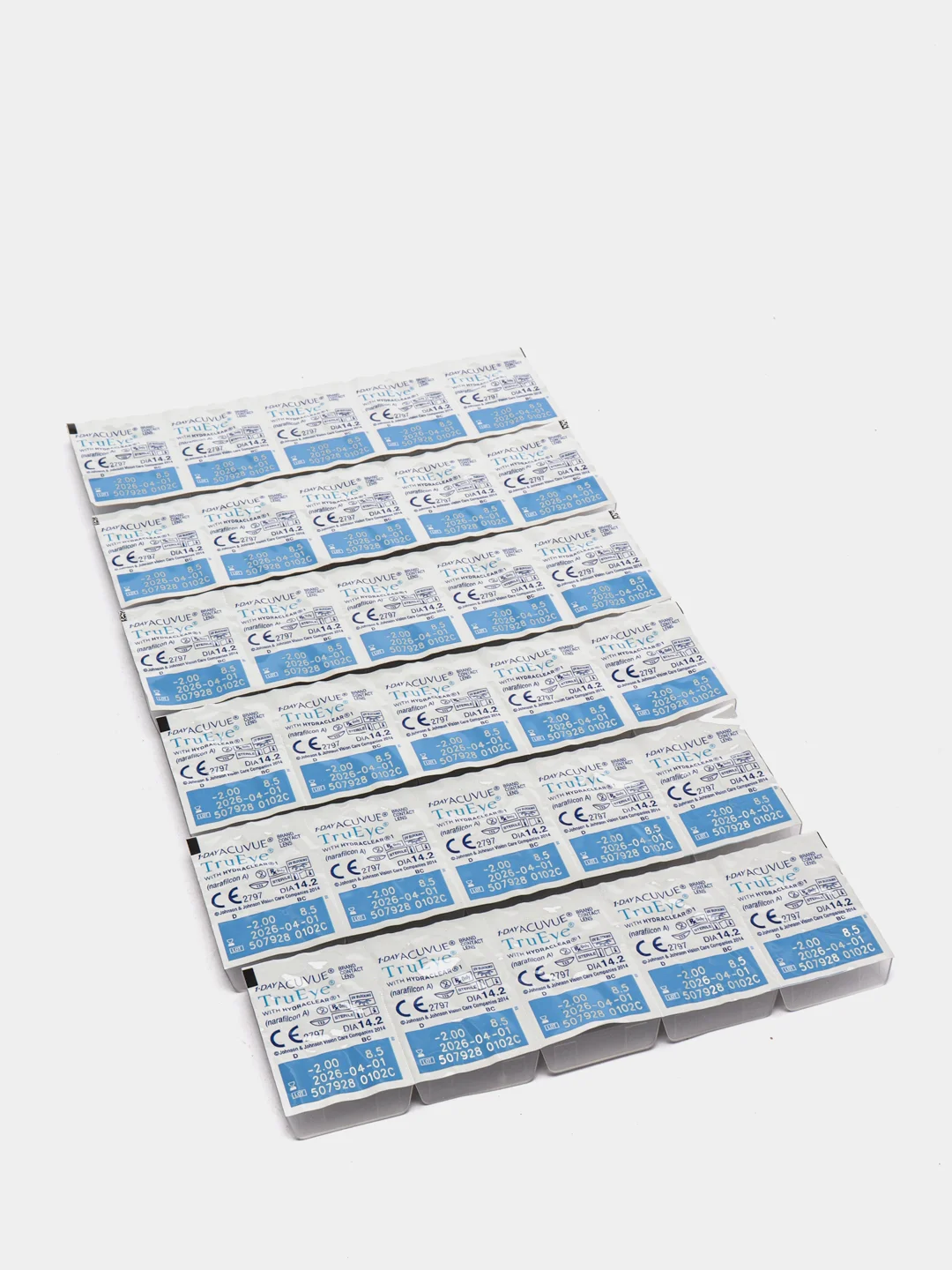 Контактные линзы 1-Day Acuvue TruEye, 30pk (+3.00) - (-8.00) / BC 8.5