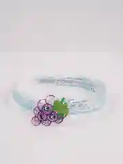 Голубой ободок с блестками