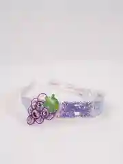 Сиреневый ободок с блестками