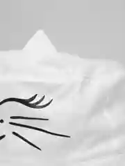 Белый панама детская "Котик", 1-2 года